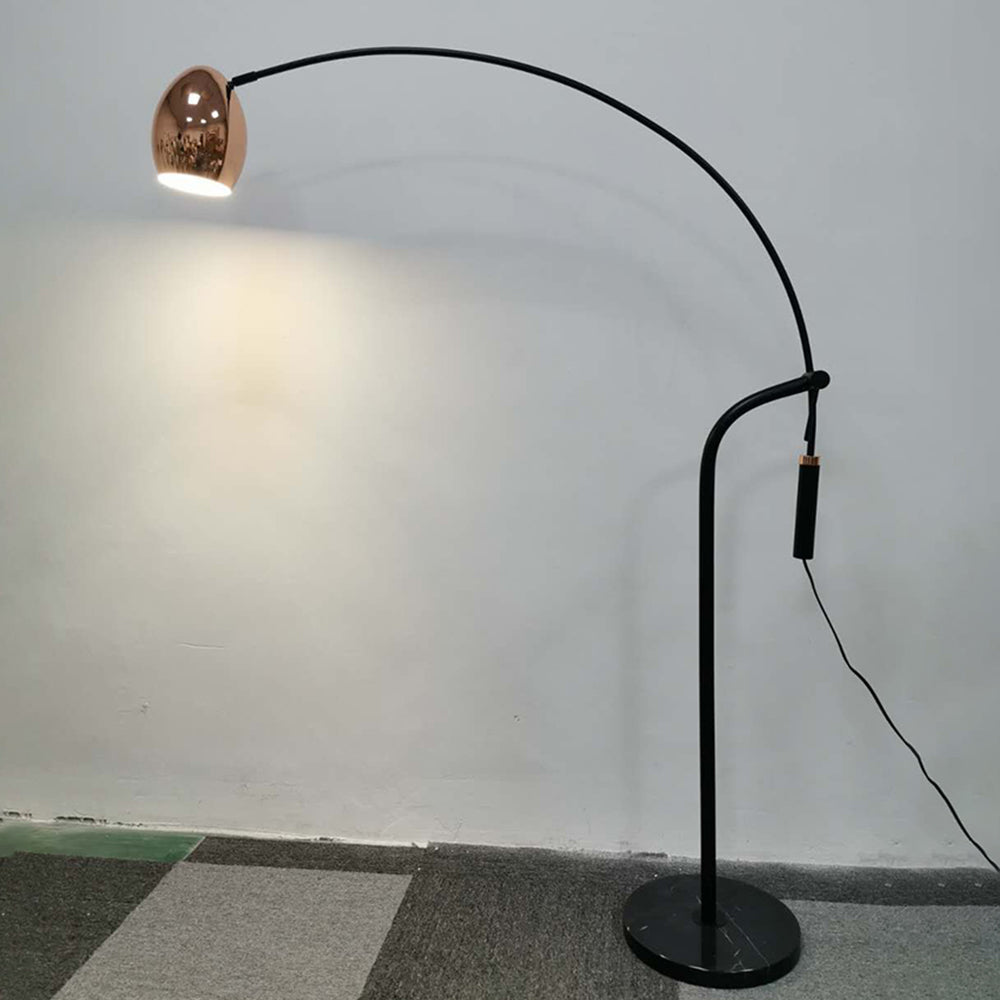 Mira Moderna Simple Metal Lámpara de Pie Negra