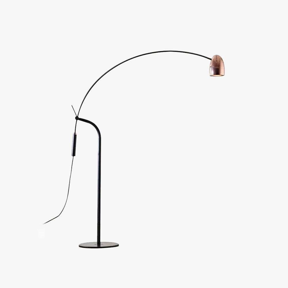 Mira Moderna Simple Metal Lámpara de Pie Negra