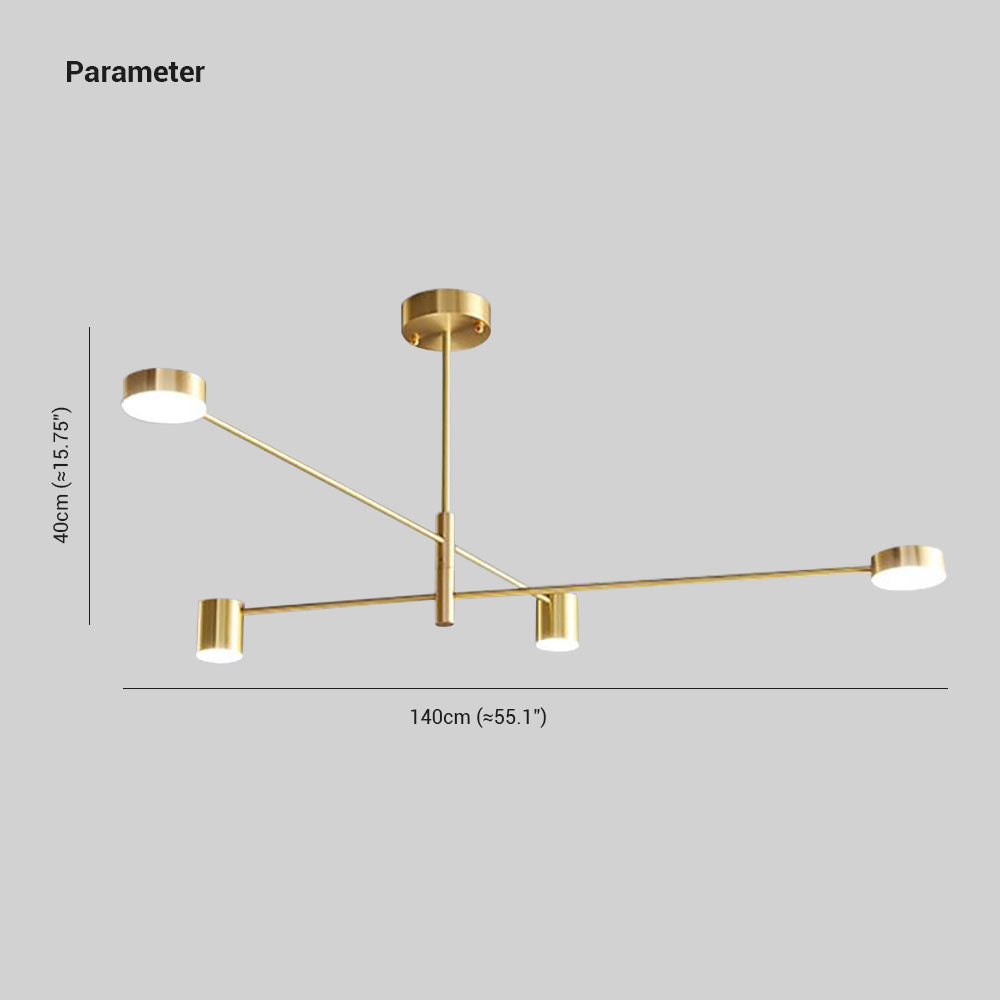 Arisha Moderno Industria Rama LED Lámpara Colgante Negro/Oro Dormitorio/ Salón Metal