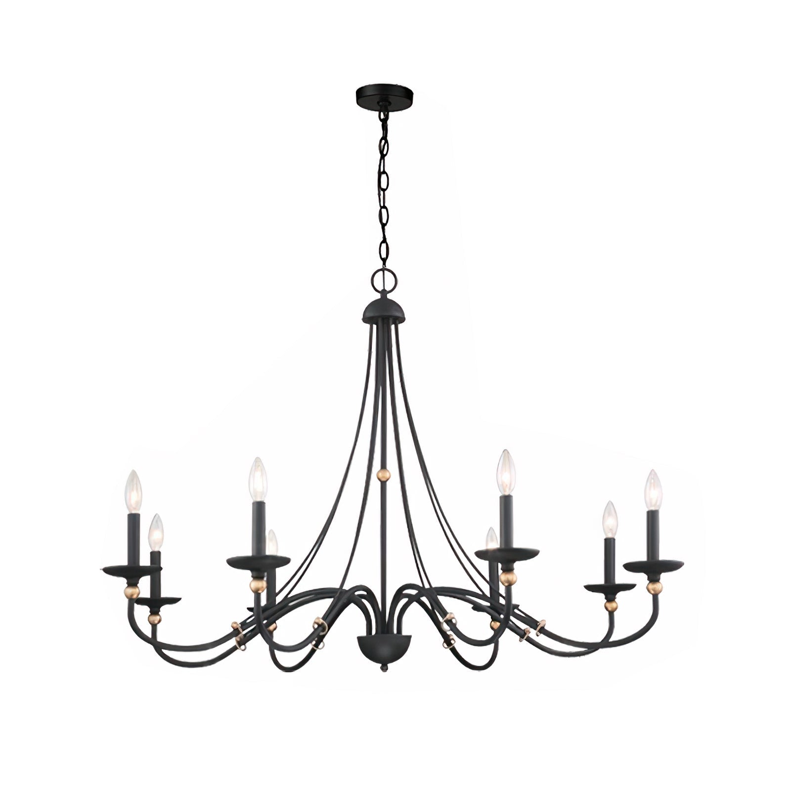 Regalia Vintage Brass Chandelier - Letslighting