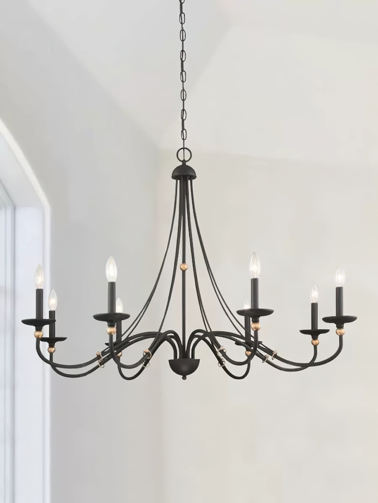 Regalia Vintage Brass Chandelier - Letslighting