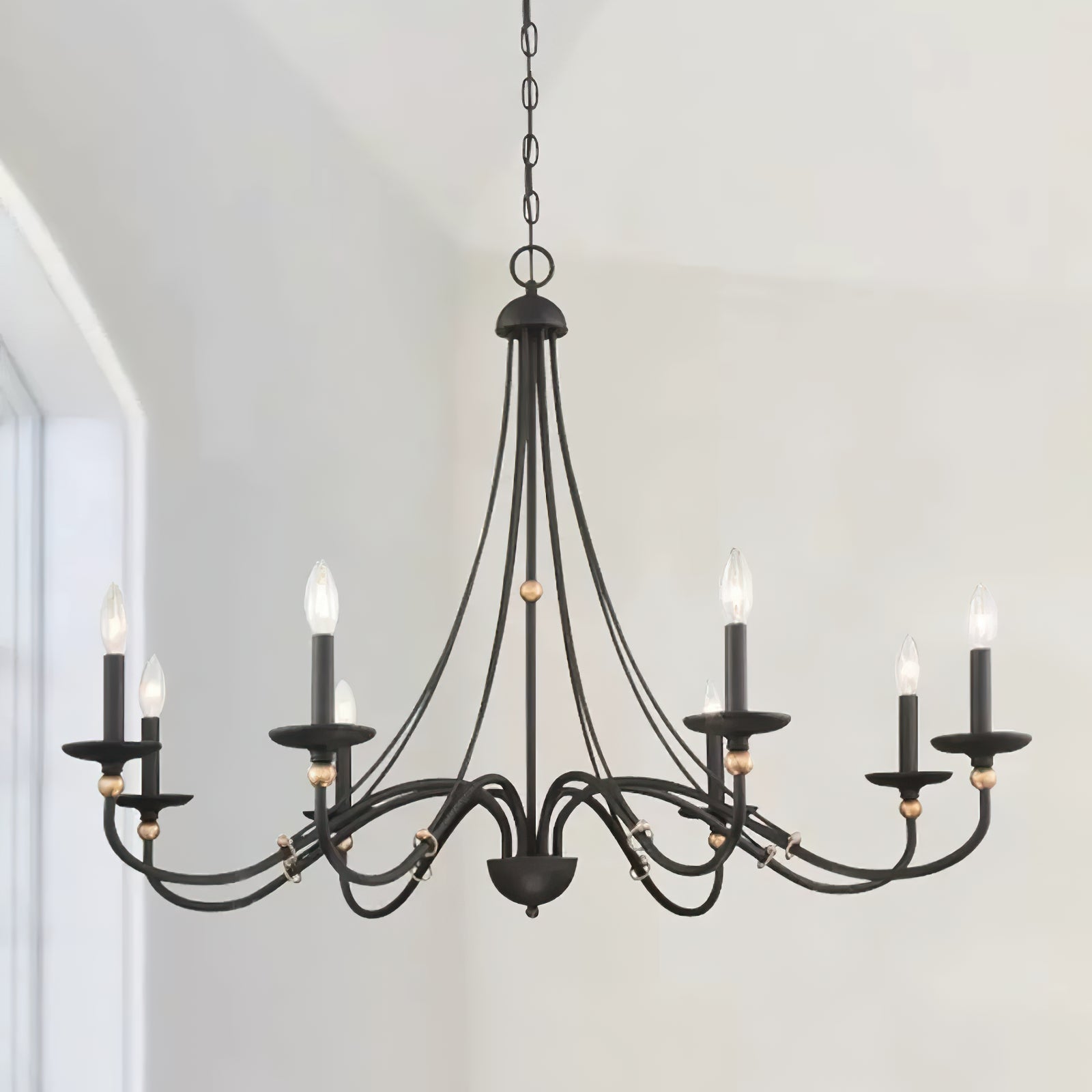 Regalia Vintage Brass Chandelier - Letslighting