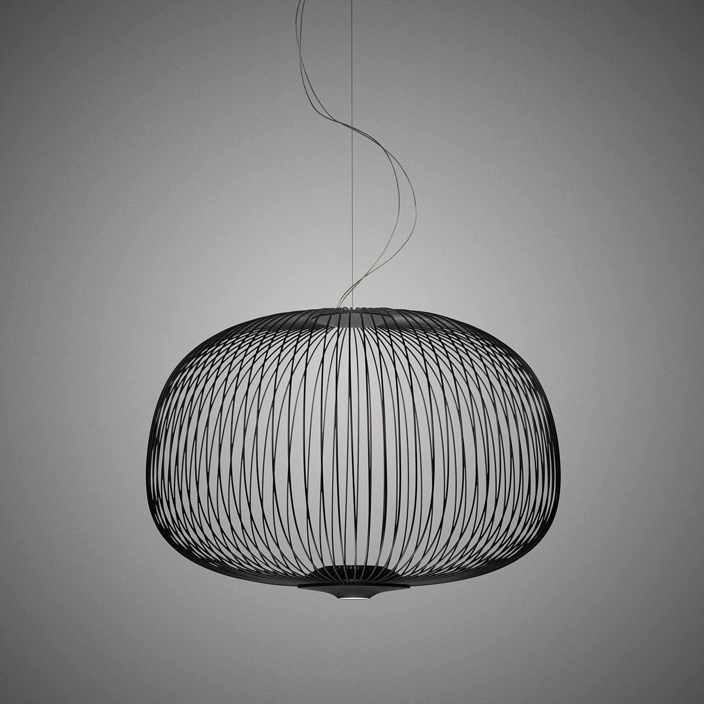 Aero Lightweight Spokes Cage Pendant Light - Letslighting