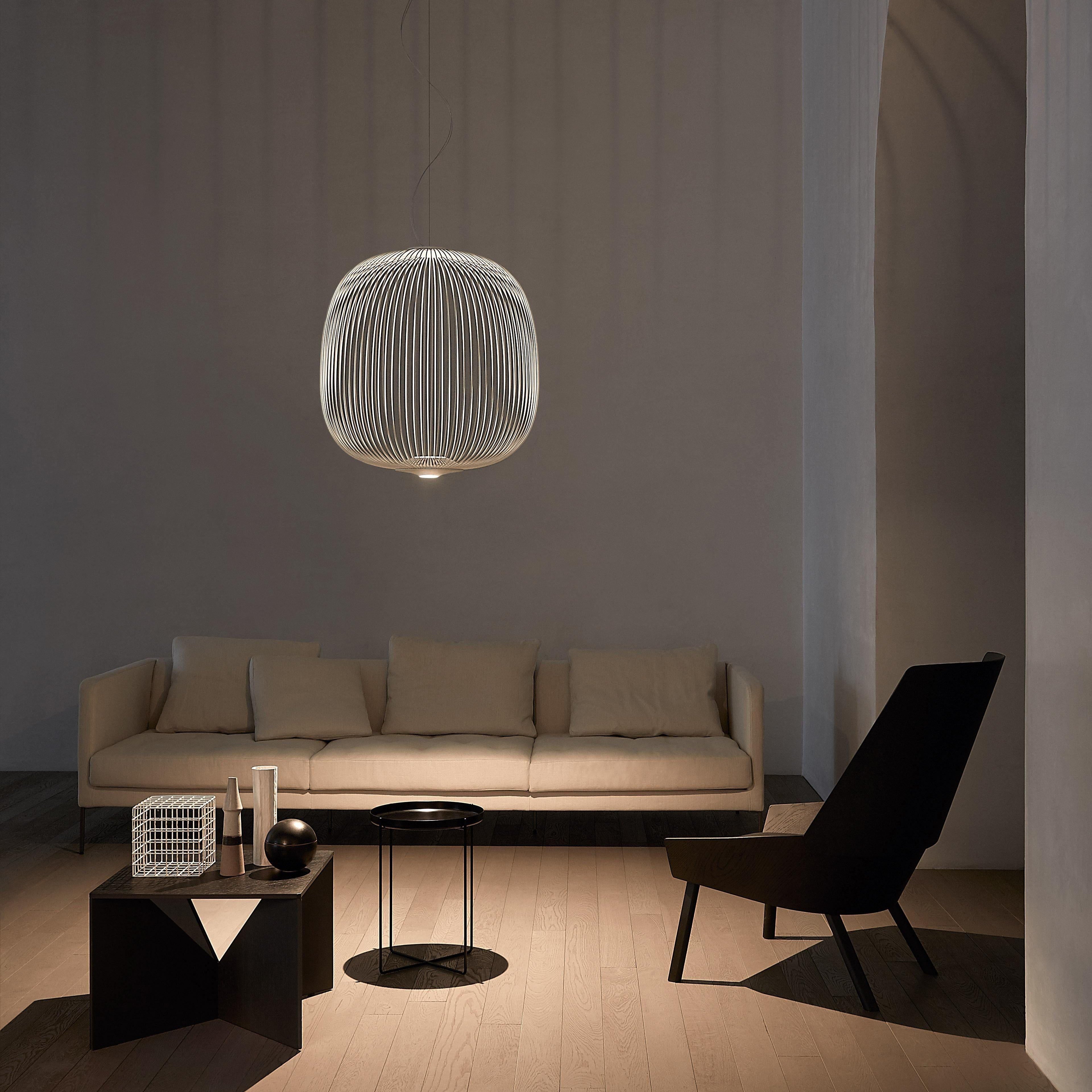 Aero Lightweight Spokes Cage Pendant Light - Letslighting
