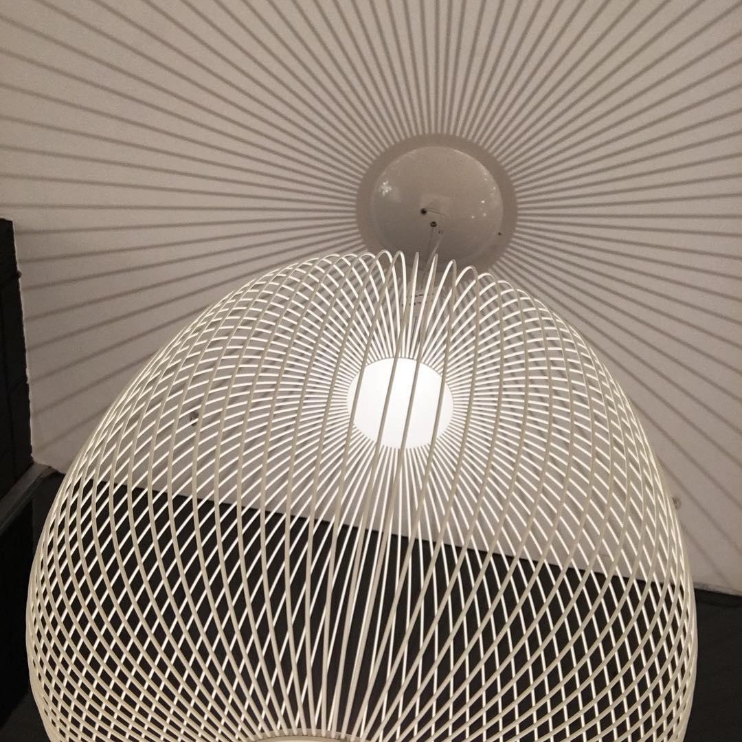 Aero Lightweight Spokes Cage Pendant Light - Letslighting