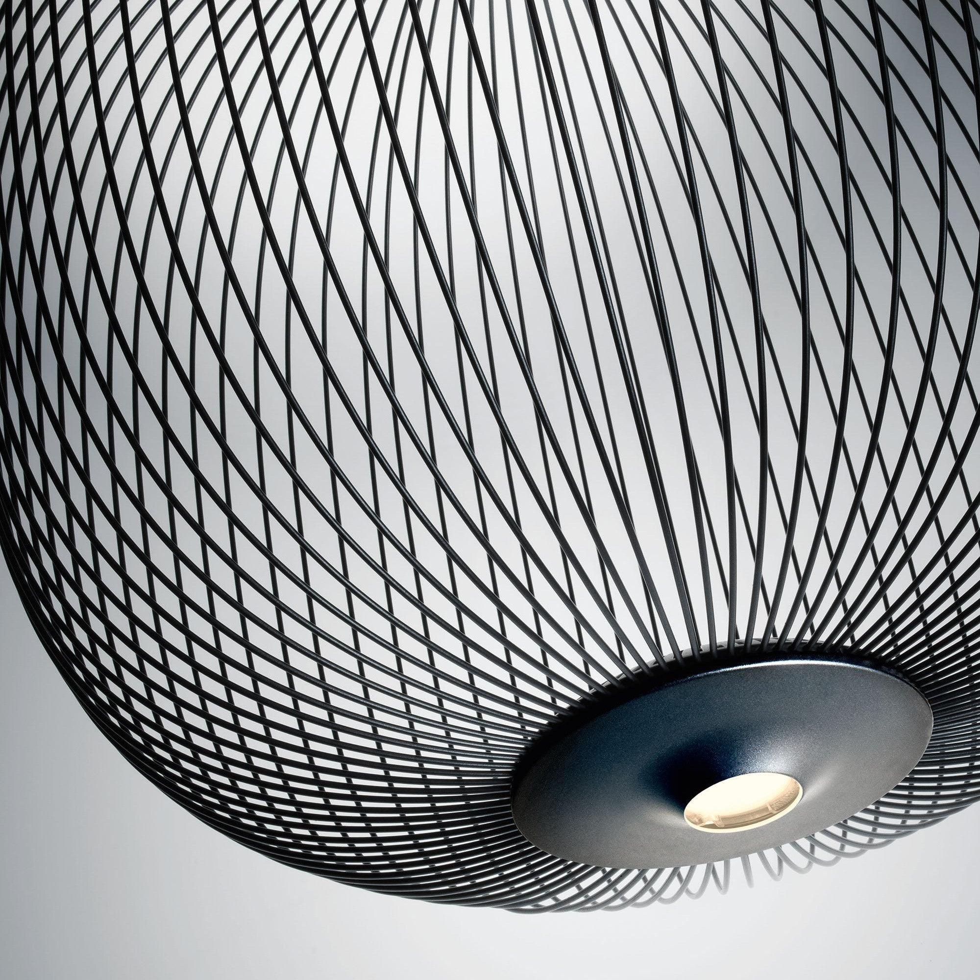 Aero Lightweight Spokes Cage Pendant Light - Letslighting