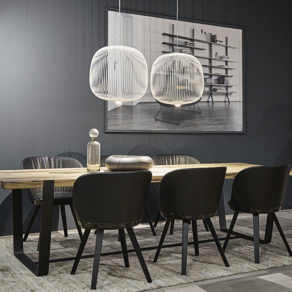 Aero Lightweight Spokes Cage Pendant Light - Letslighting