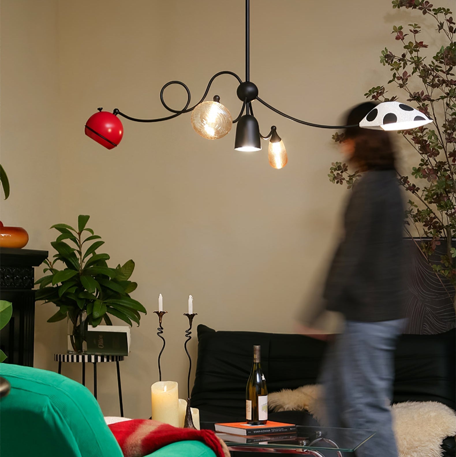 PlayfulGlass Modular Glass Pendant Light - Letslighting
