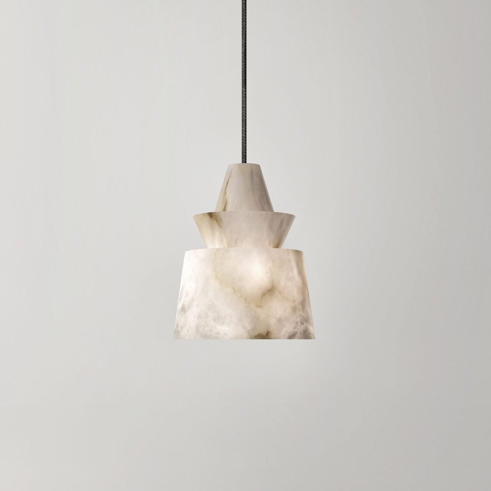 Curineth Minimalist Alabaster Pendant Light - Letslighting
