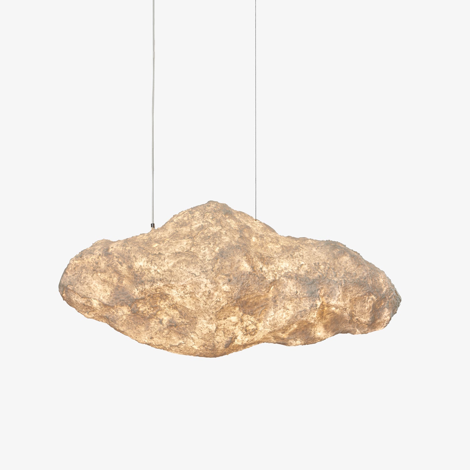 Elliros Textured Paper Pulp Pendant Light - Letslighting