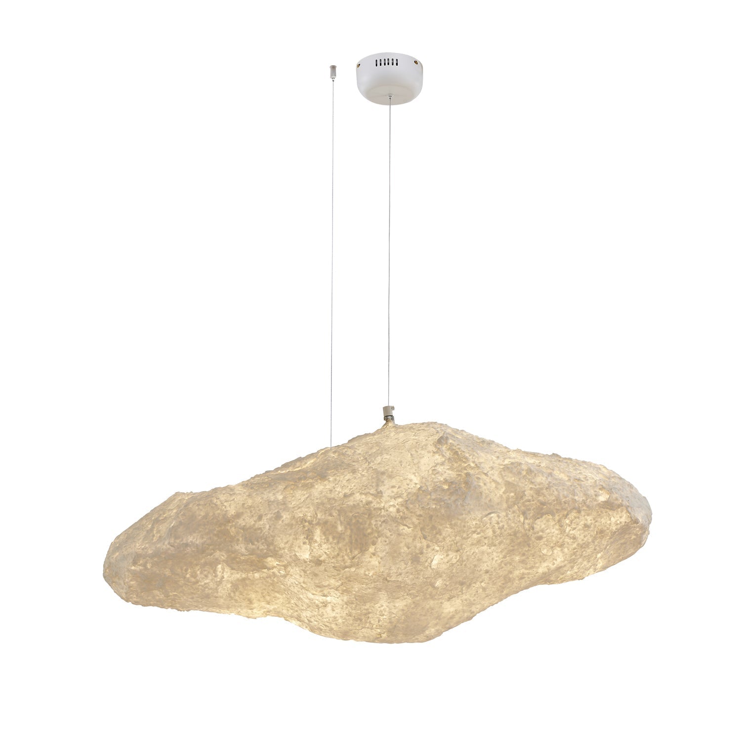 Elliros Textured Paper Pulp Pendant Light - Letslighting