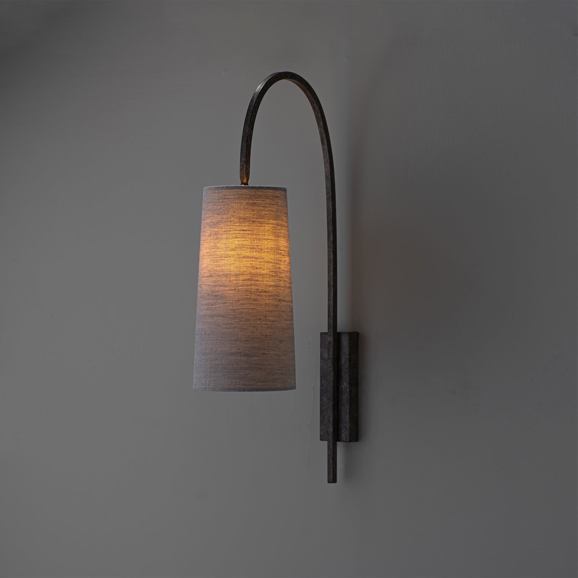 Aursoreth Modern Minimalist Metal Fabric Wall Lamp - Lamp Copper