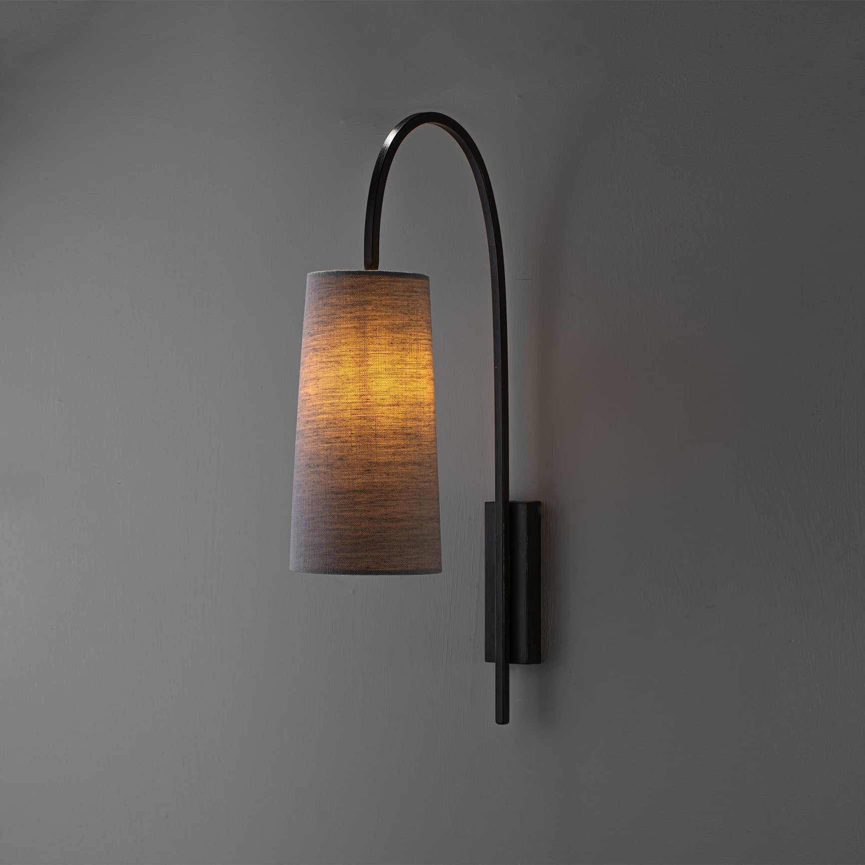 Aursoreth Modern Minimalist Metal Fabric Wall Lamp - Lamp Copper