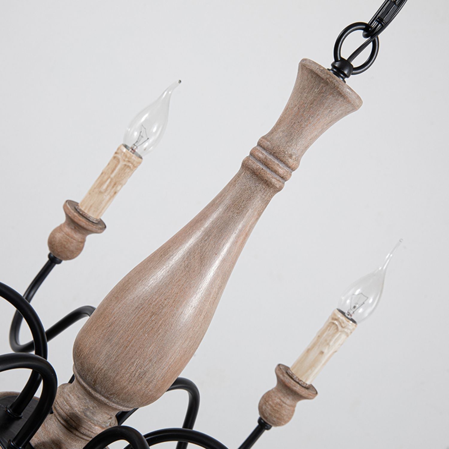 Aurora Chandelier Farmhouse Rustic - Letslighting