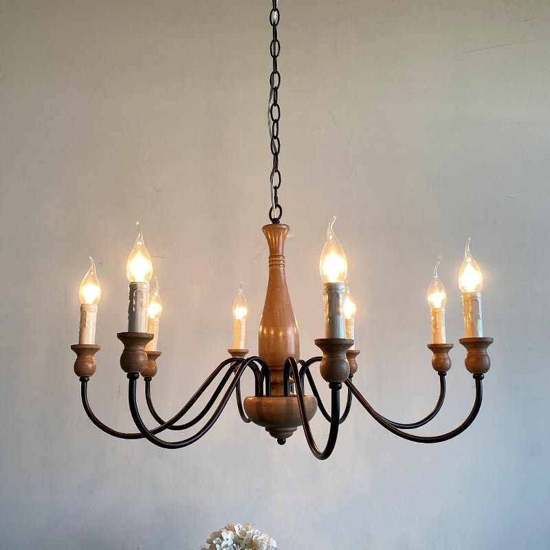 Aurora Chandelier Farmhouse Rustic - Letslighting