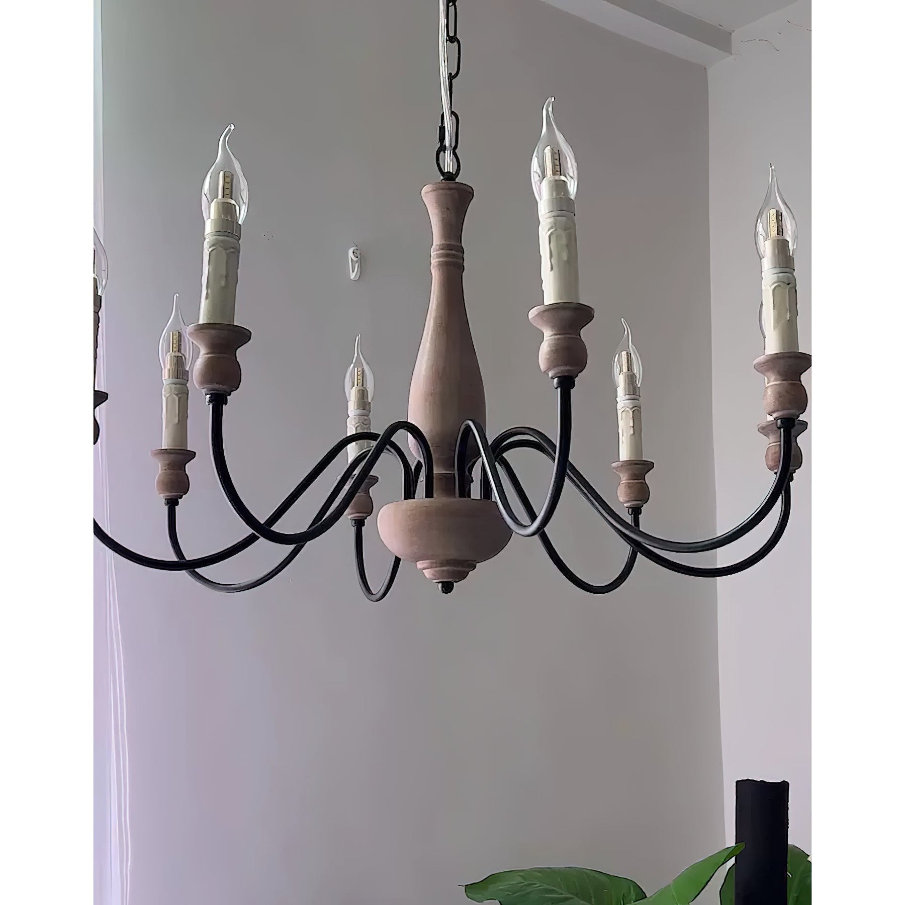 Aurora Chandelier Farmhouse Rustic - Letslighting