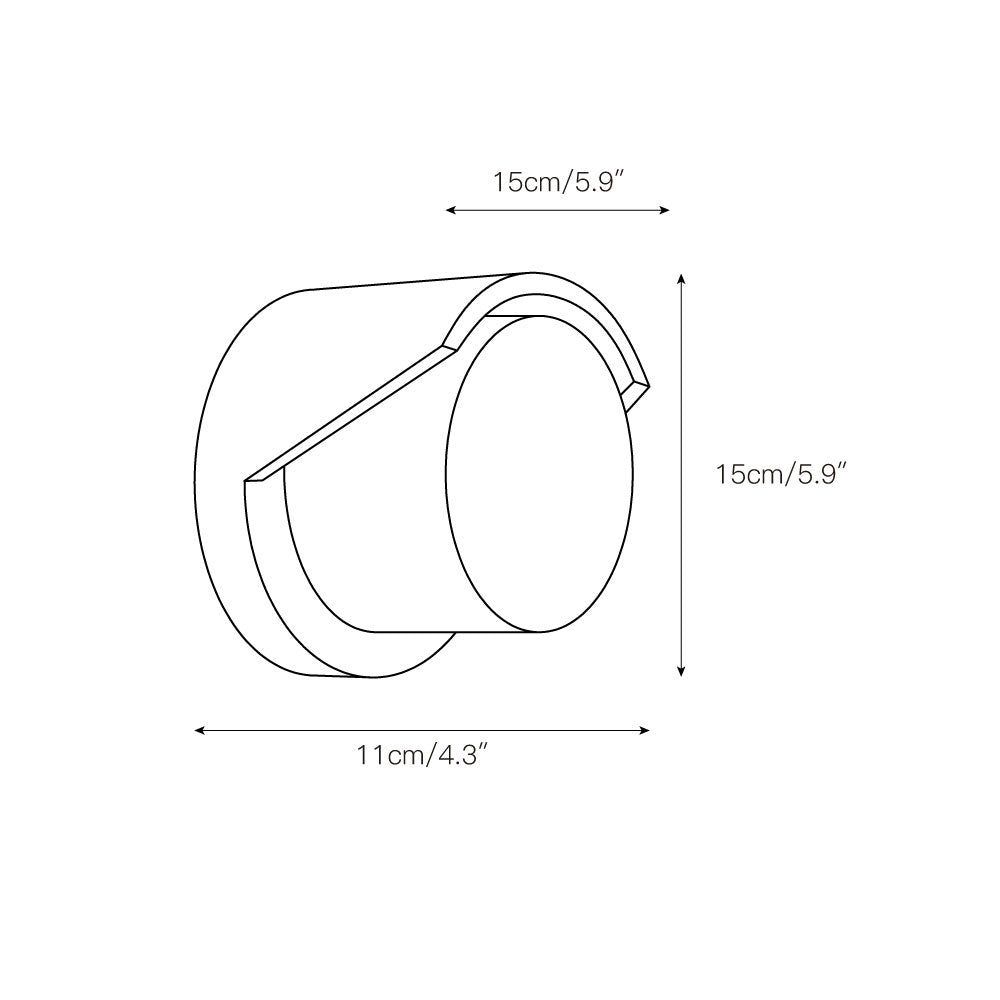 Eurvenara Modern Minimalist Travertine Glass Wall Lamp - Lamp Copper