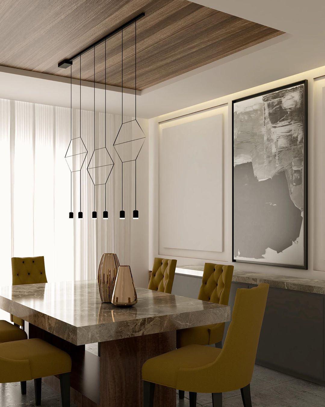 Line Art Pendant Light - Letslighting