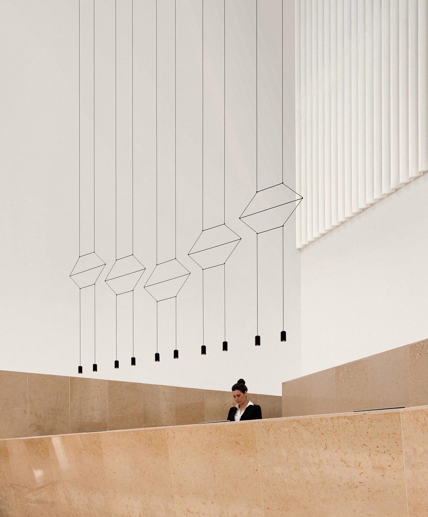 Line Art Pendant Light - Letslighting