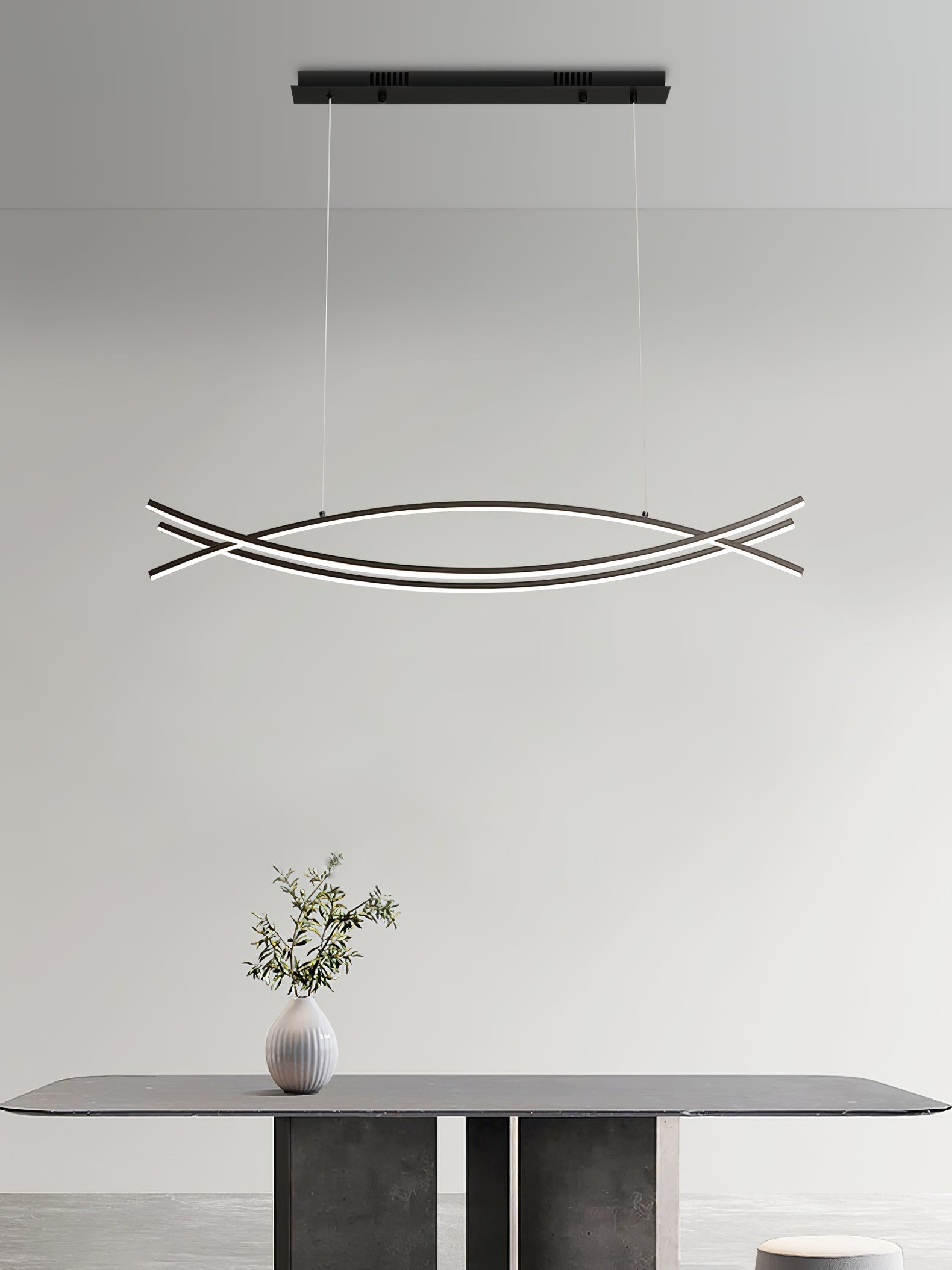 Wishbone LED Chandelier - Letslighting