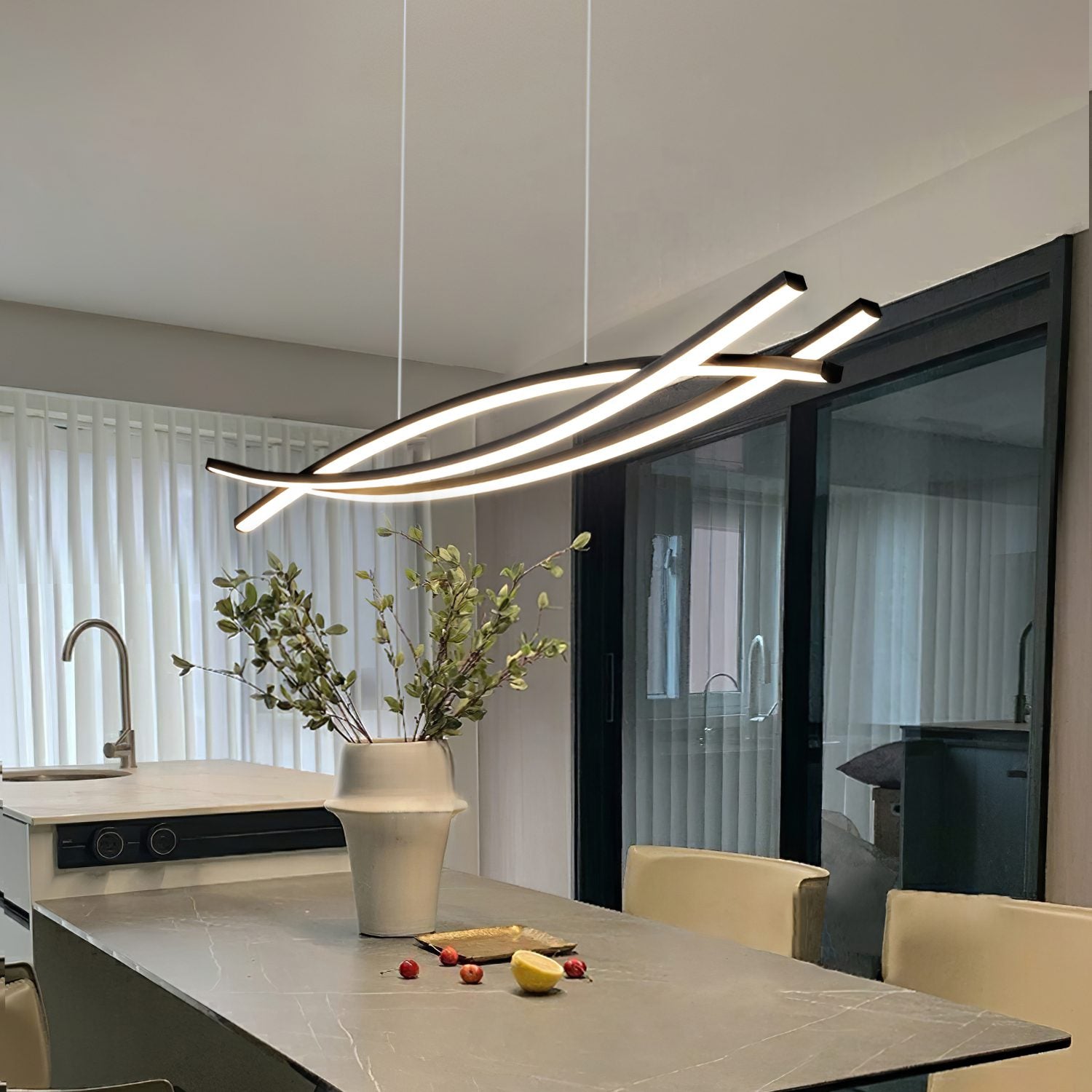 Wishbone LED Chandelier - Letslighting