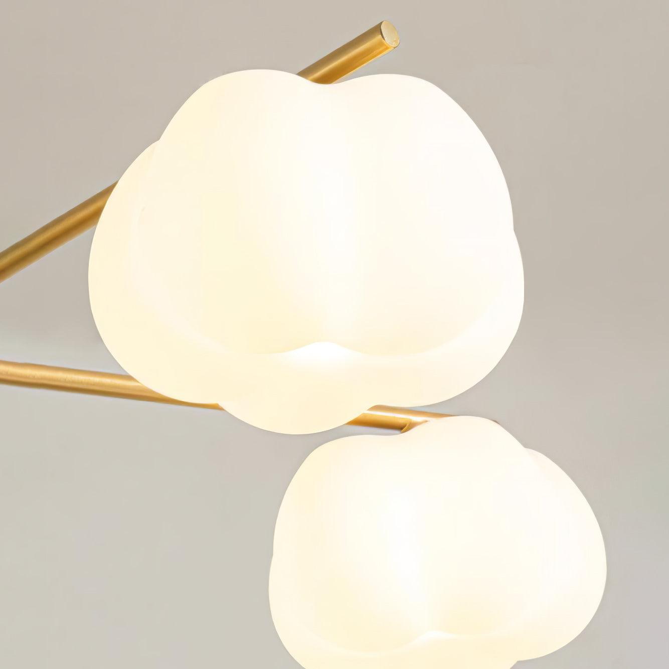 Wooden Cotton Balls Chandelier - Letslighting