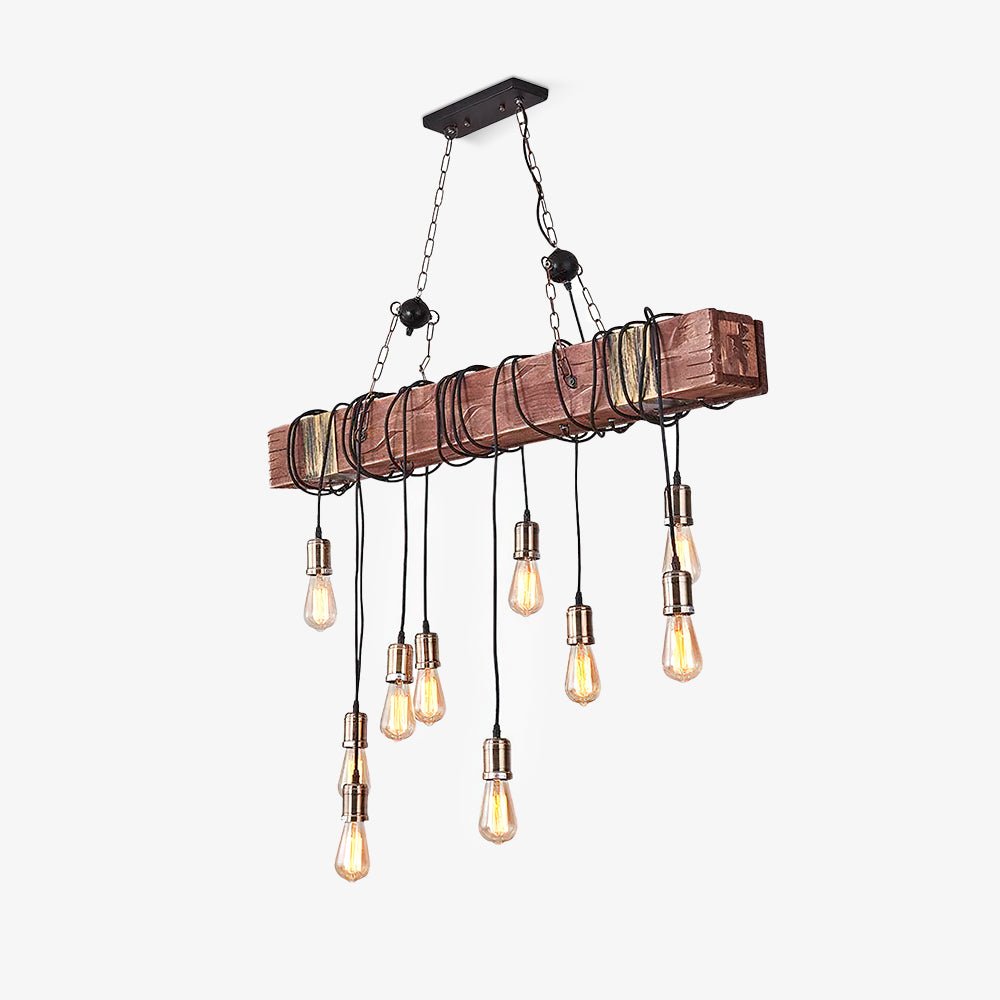 Wood Hanging Multi Chandelier - Letslighting