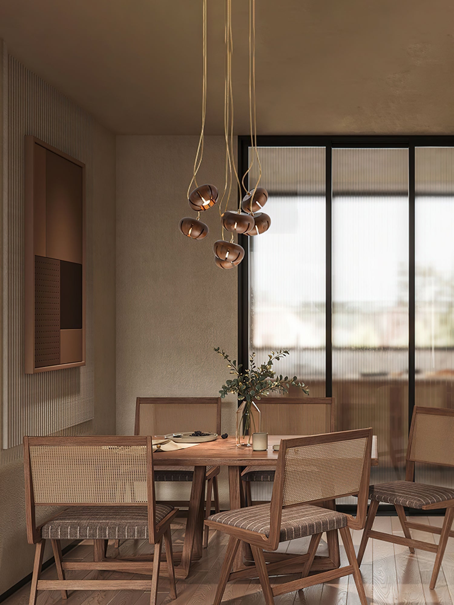 Zasorir Sculptural Marble Cluster Pendant Light - Letslighting