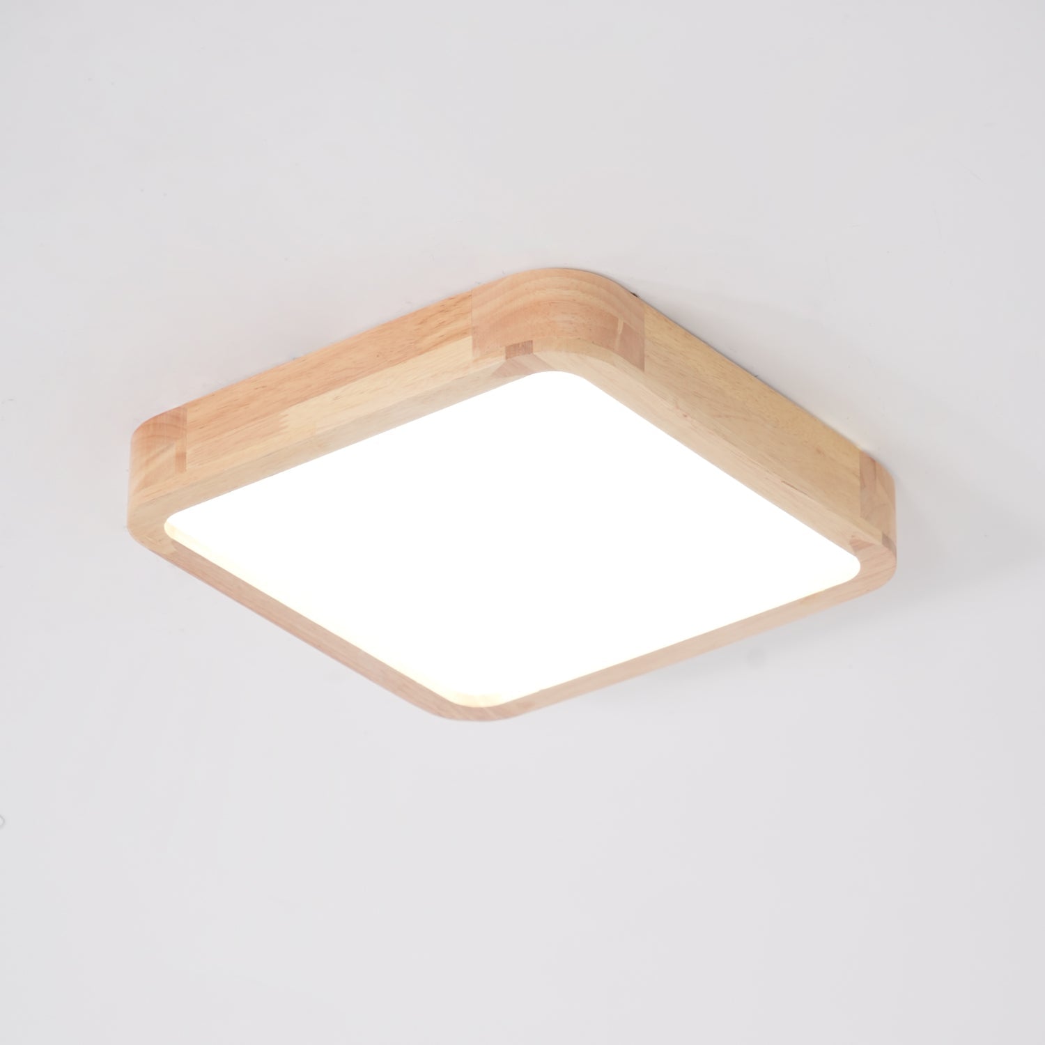 Muto Lámpara de Techo Geométrica de Madera