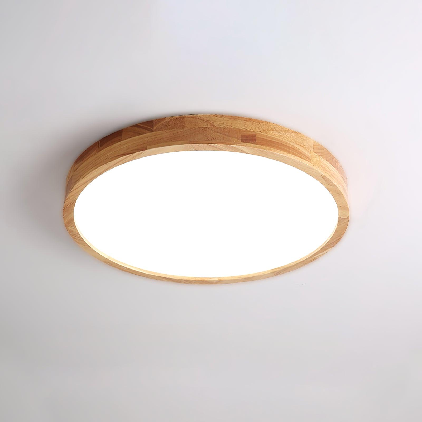Muto Lámpara de Techo Geométrica de Madera