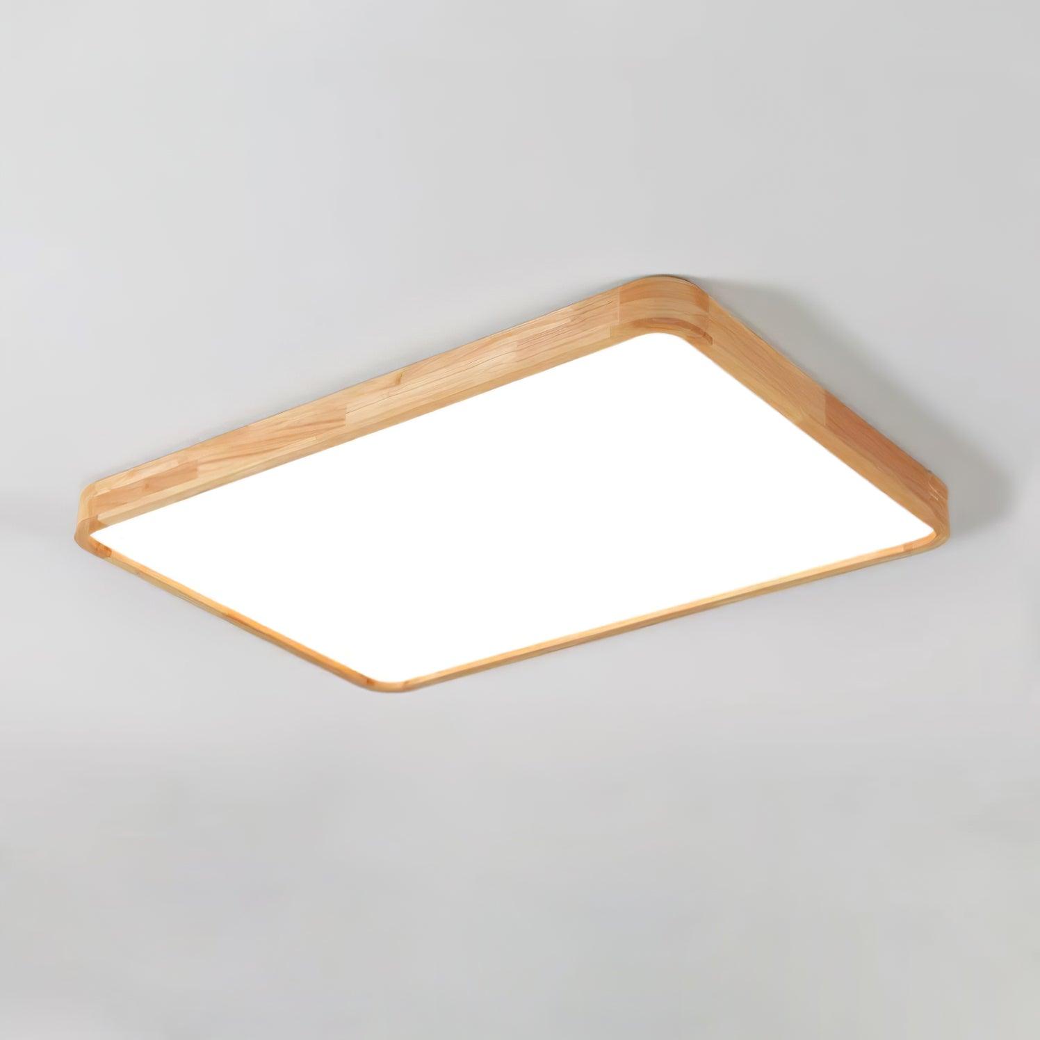 Muto Lámpara de Techo Geométrica de Madera