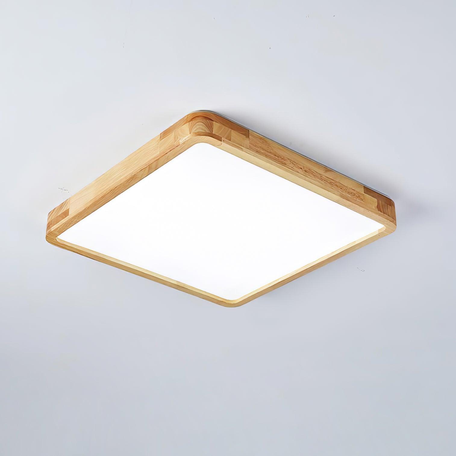 Muto Lámpara de Techo Geométrica de Madera
