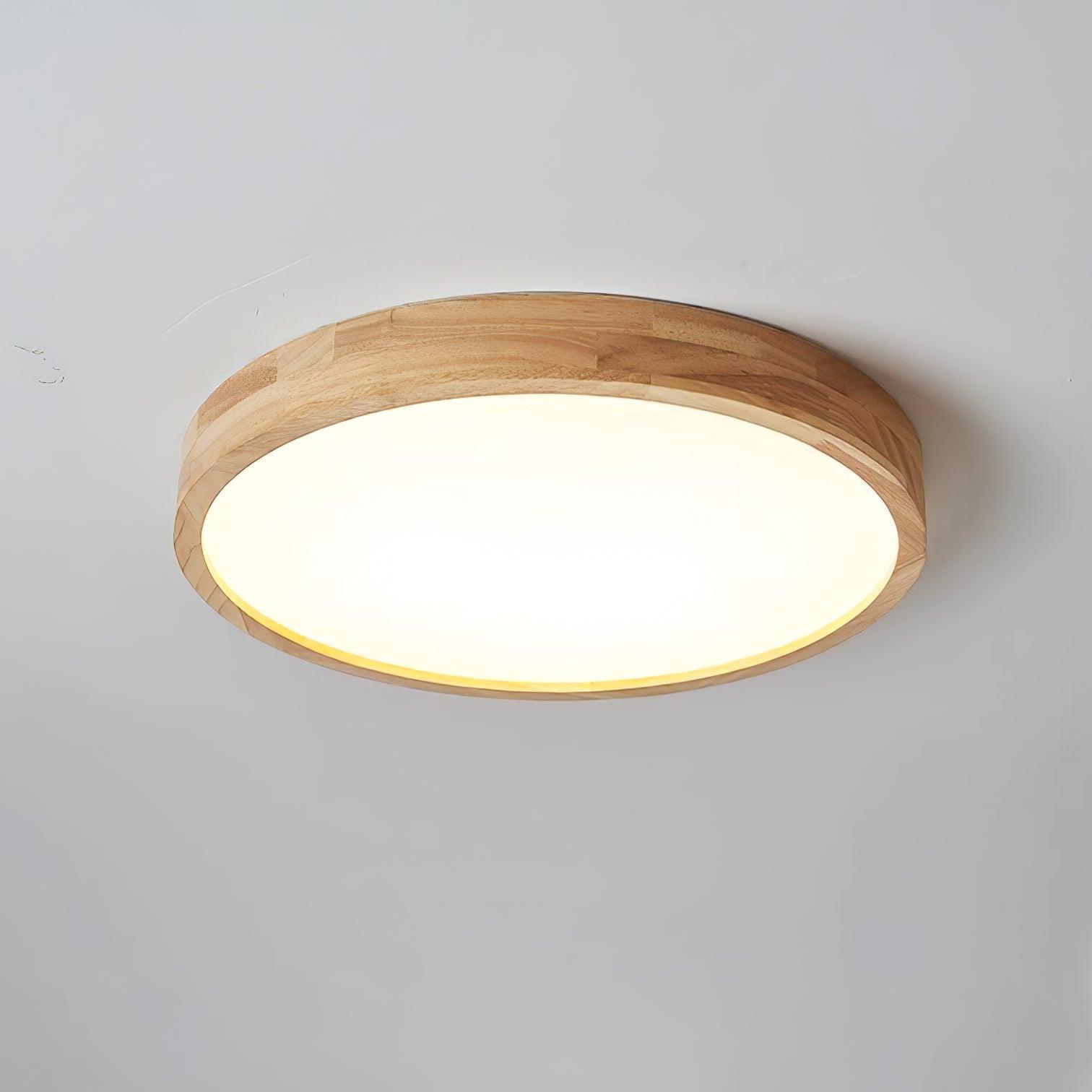 Muto Lámpara de Techo Geométrica de Madera