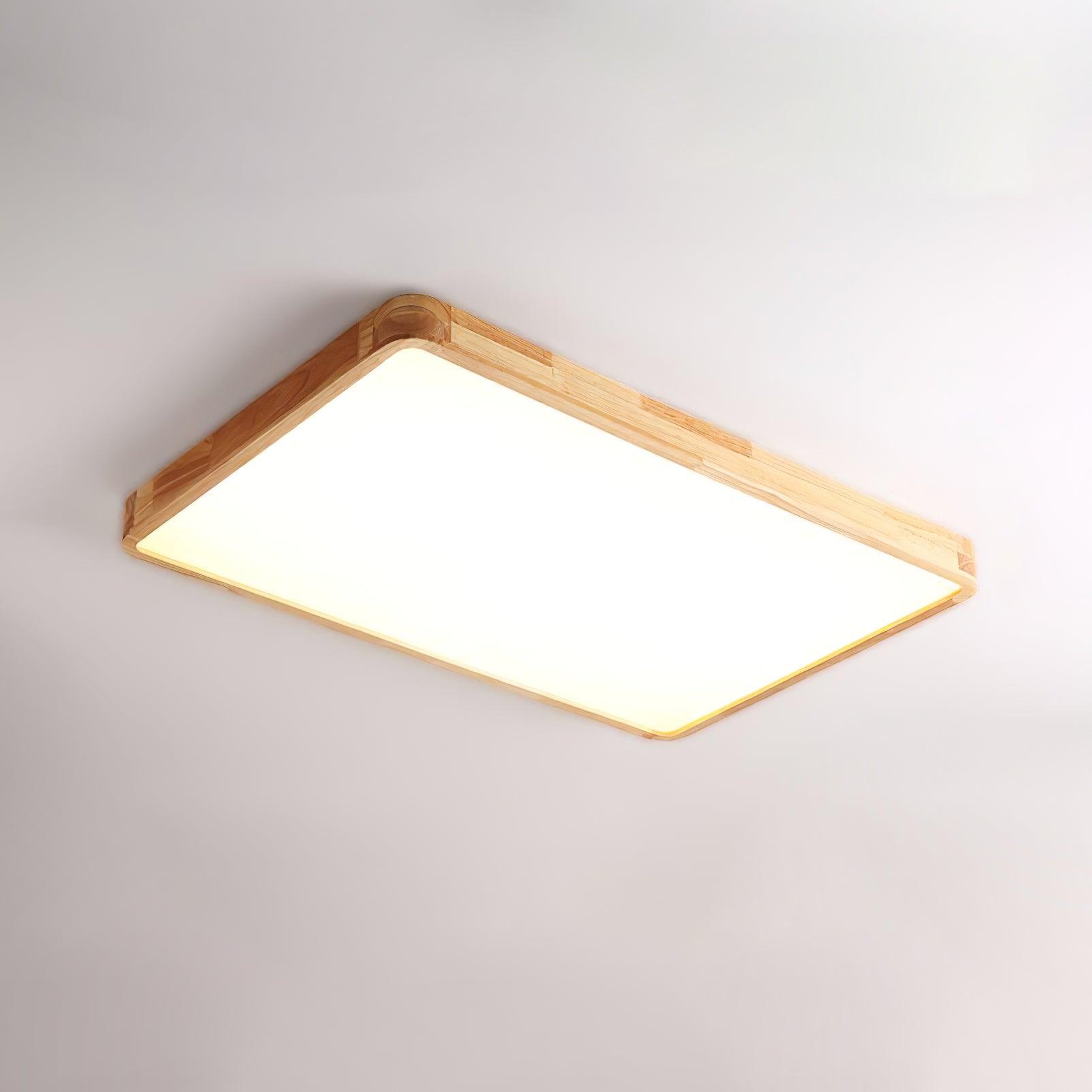 Muto Lámpara de Techo Geométrica de Madera