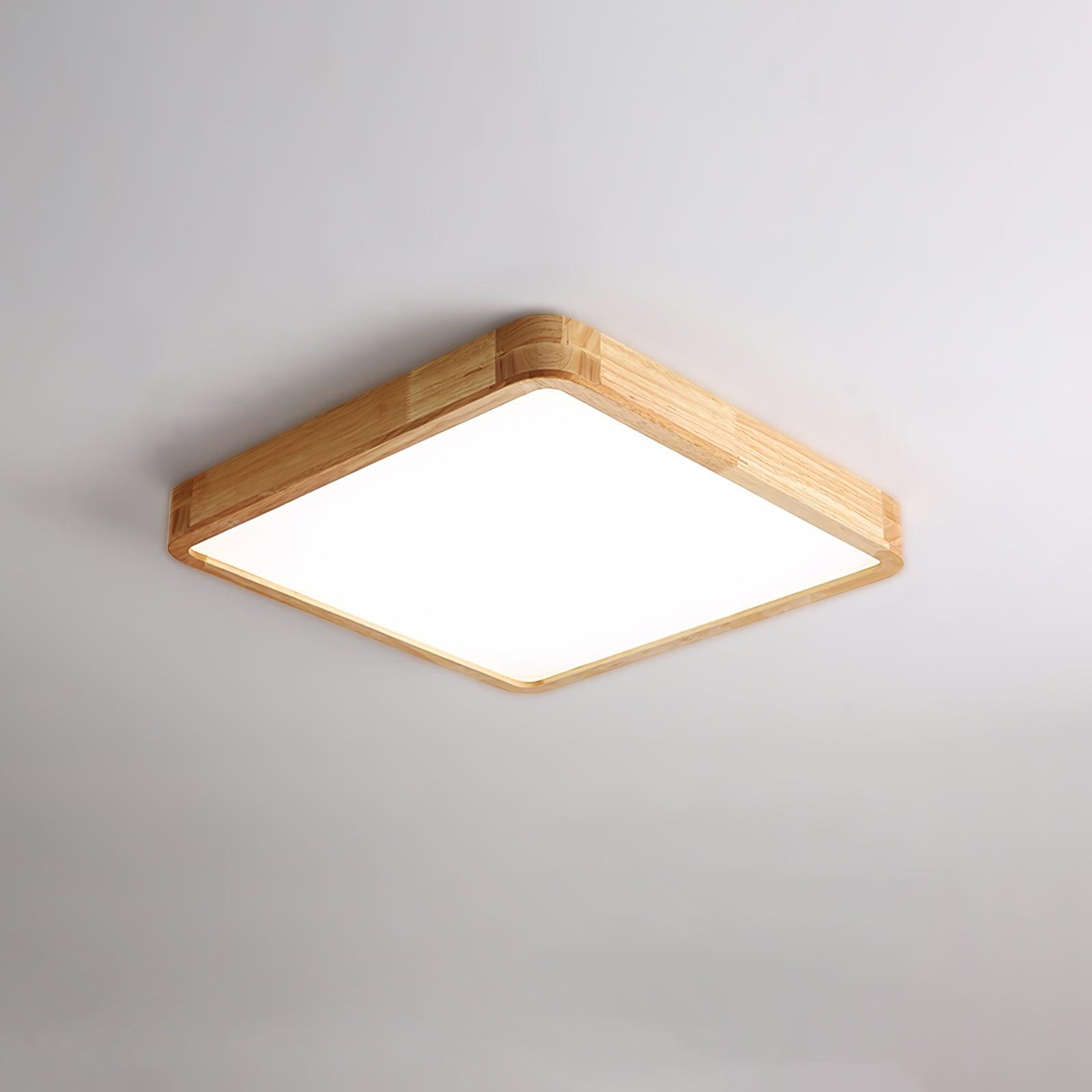 Muto Lámpara de Techo Geométrica de Madera