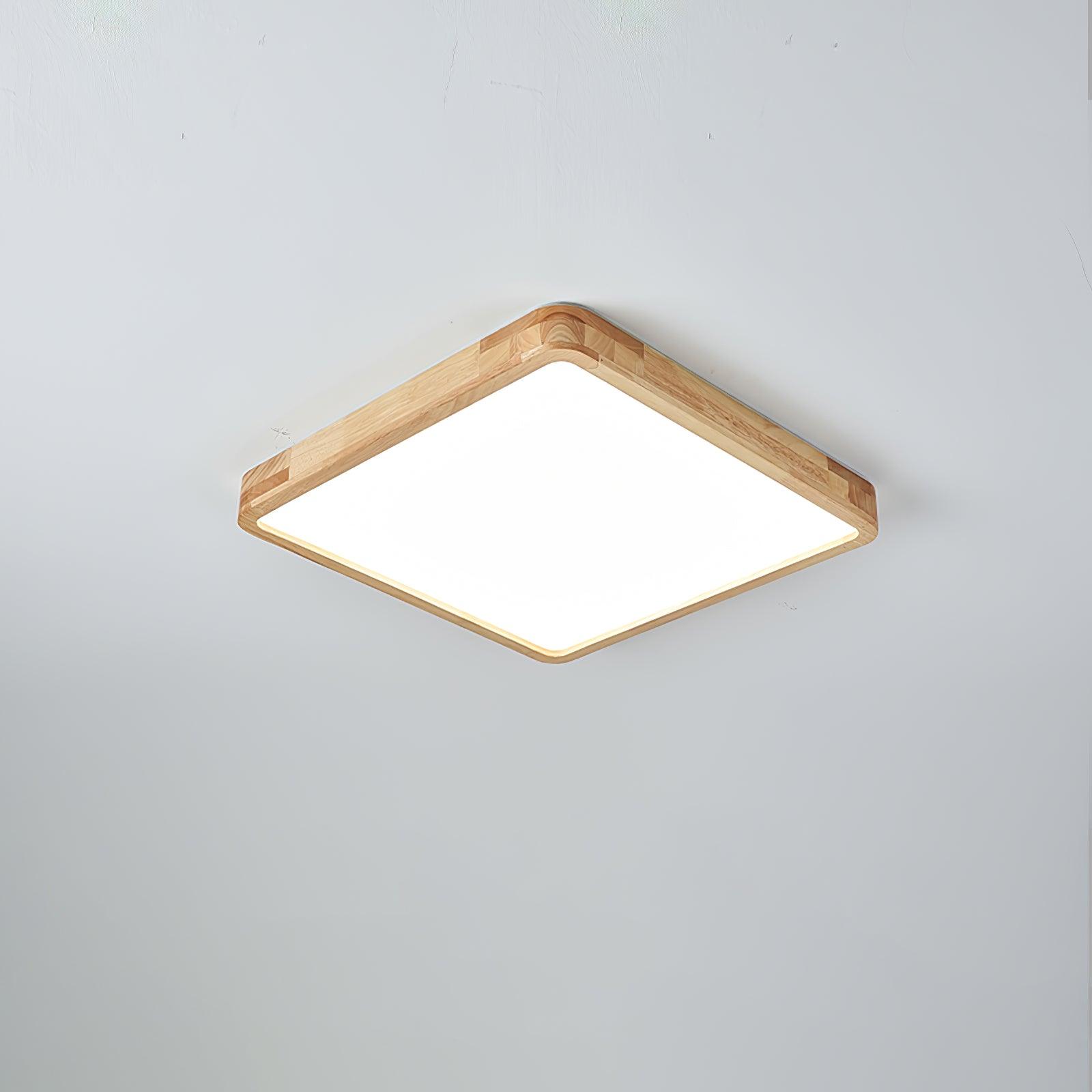 Muto Lámpara de Techo Geométrica de Madera