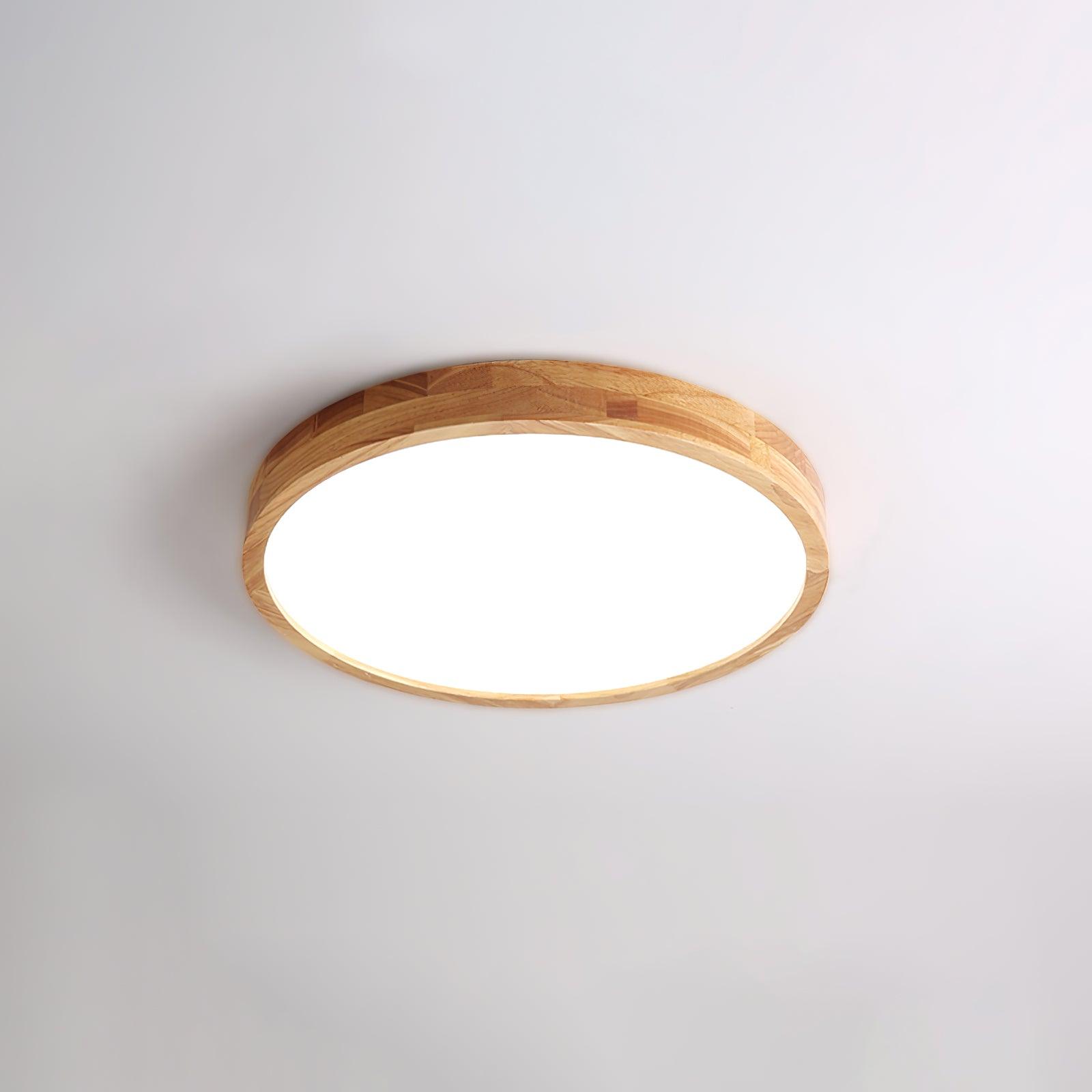 Muto Lámpara de Techo Geométrica de Madera