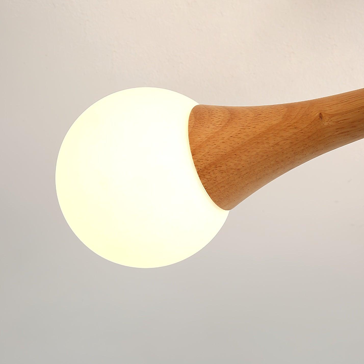 Wooden Nera Chandelier - Letslighting