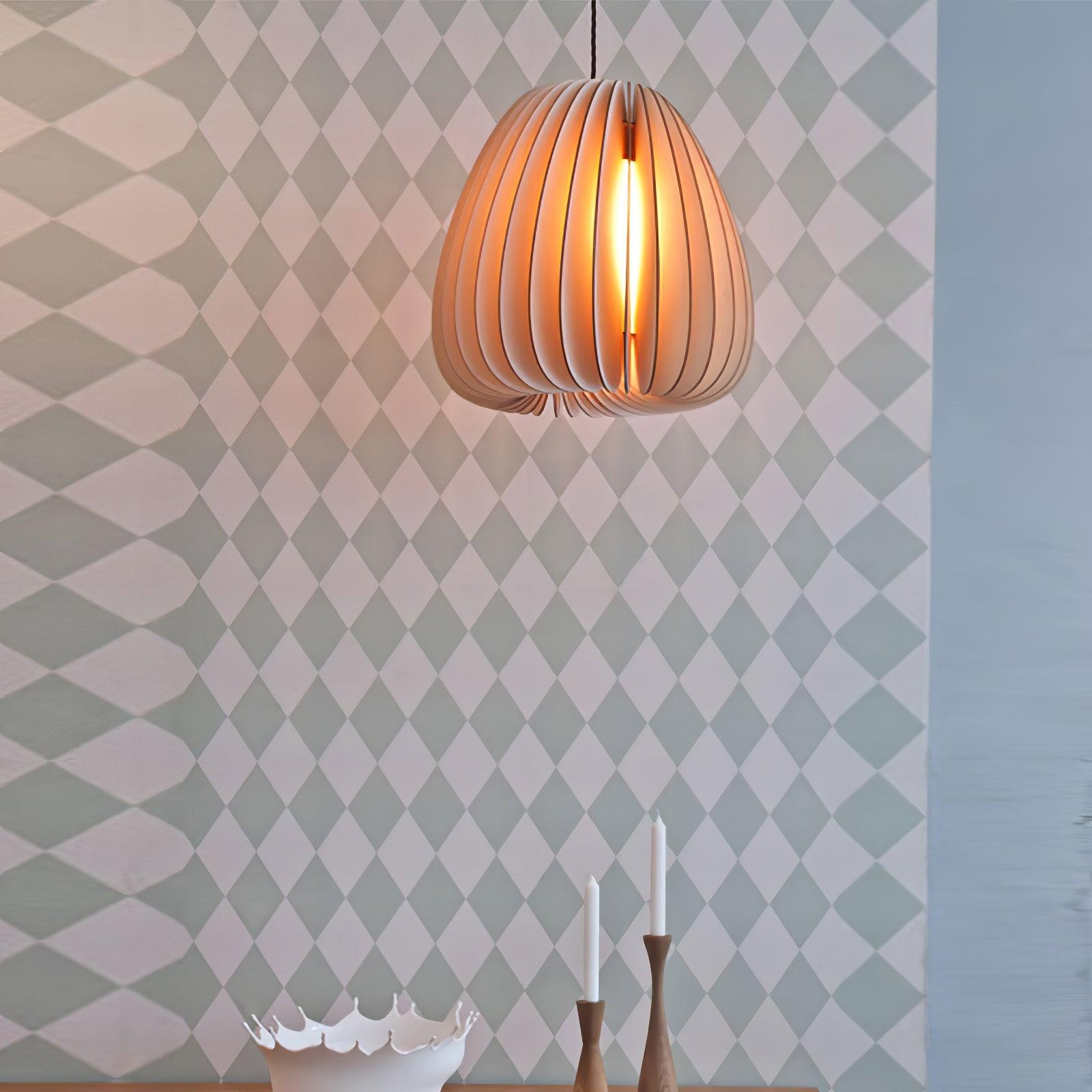 Wooden Orb Pendant Lamp - Letslighting