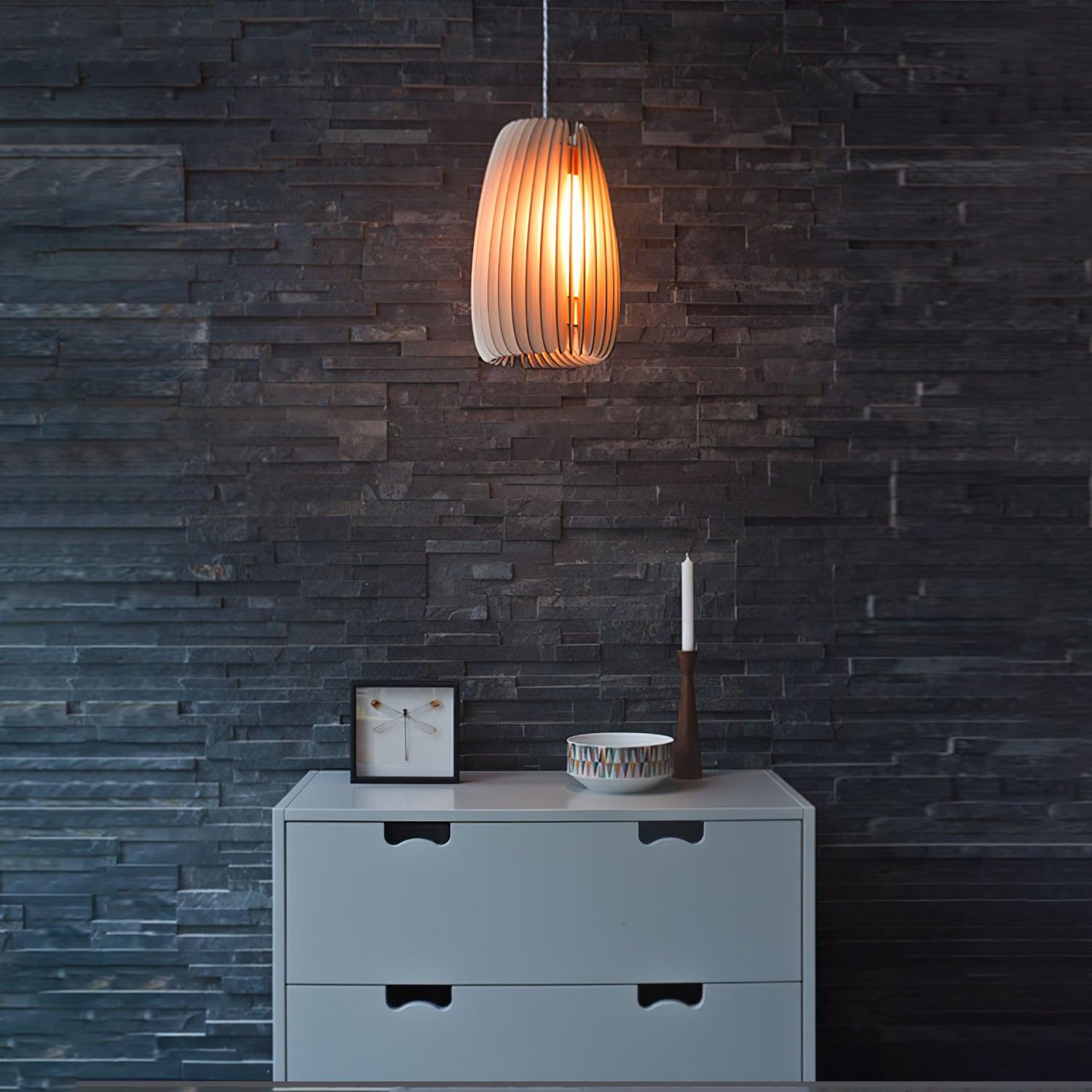 Wooden Orb Pendant Lamp - Letslighting