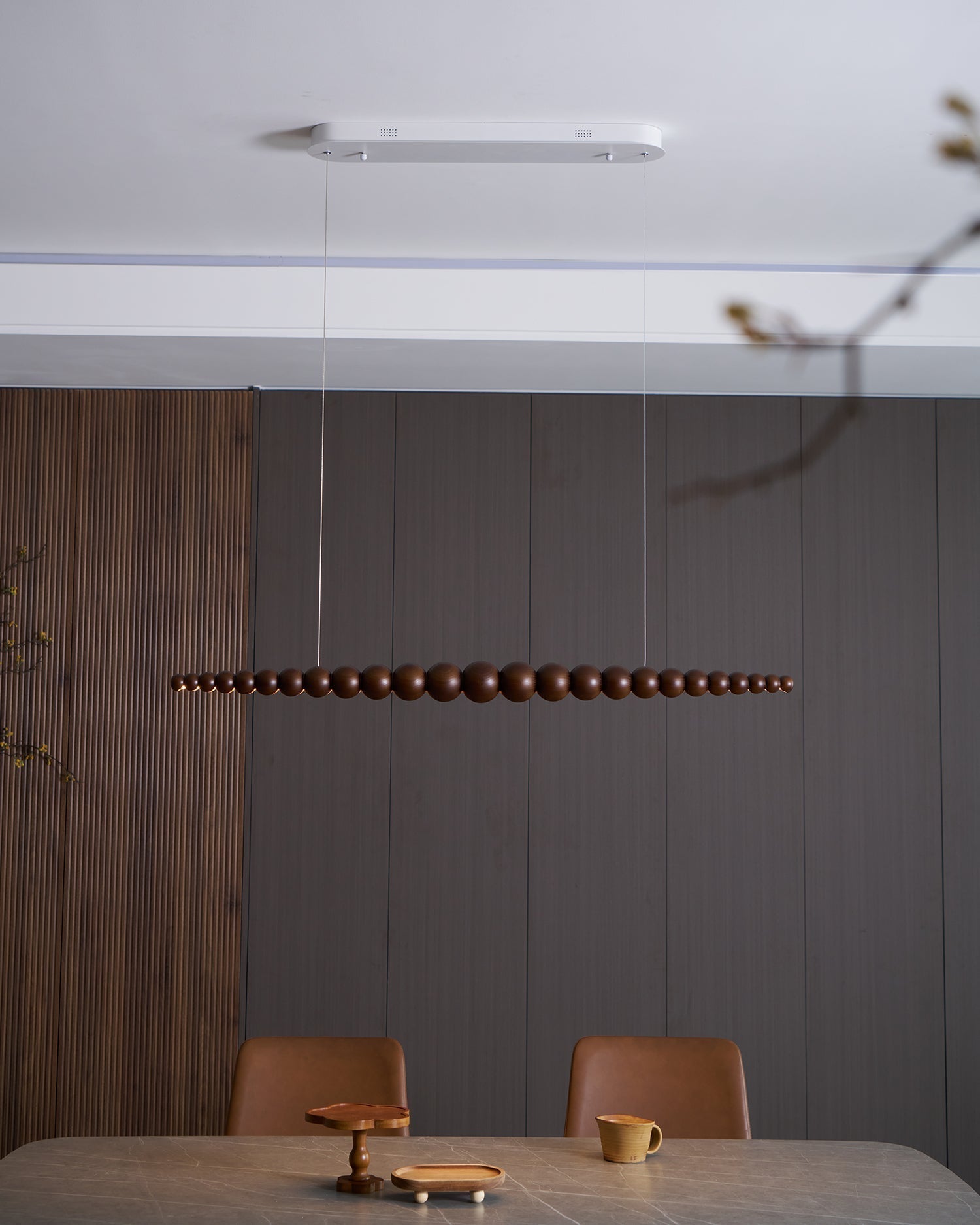 Woodline Orb Pendant Light - Letslighting