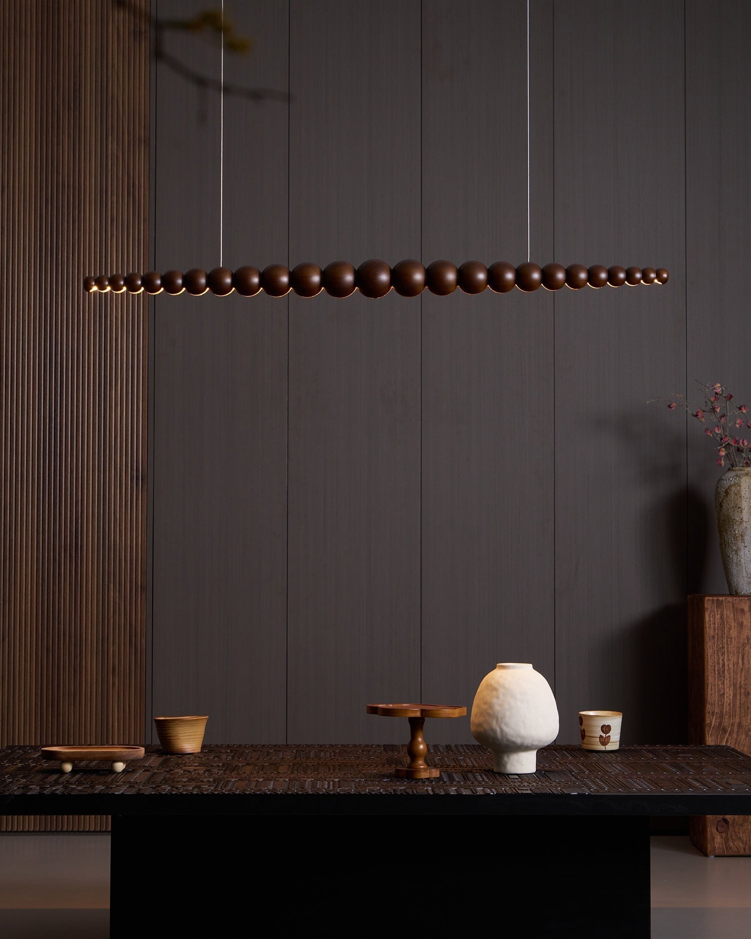Woodline Orb Pendant Light - Letslighting