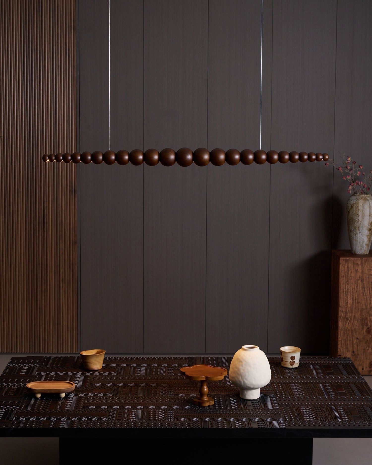 Woodline Orb Pendant Light - Letslighting