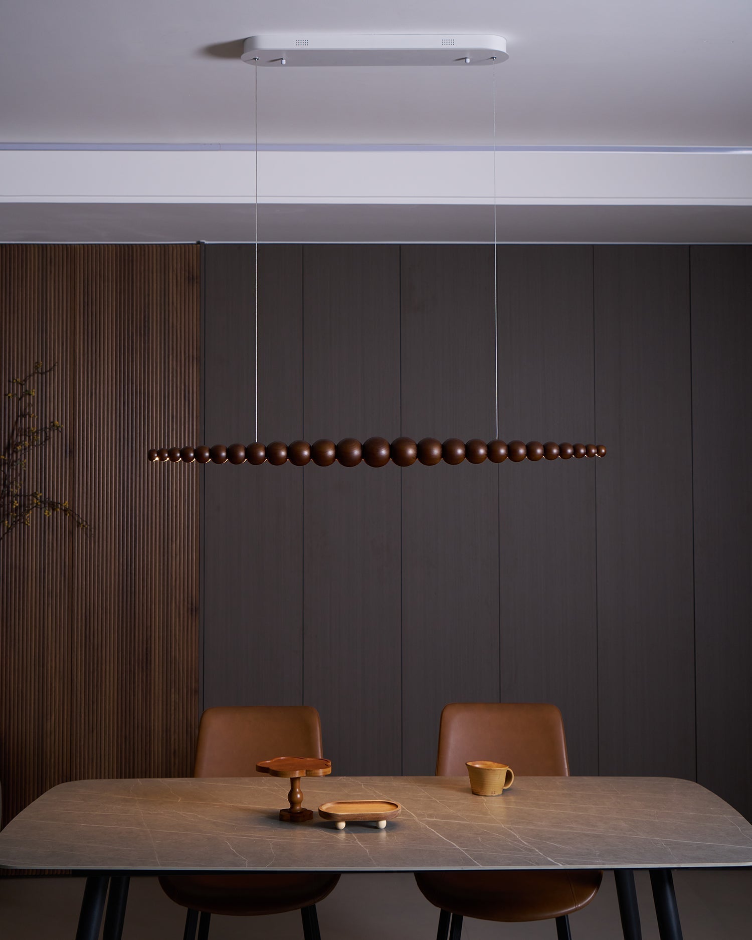 Woodline Orb Pendant Light - Letslighting