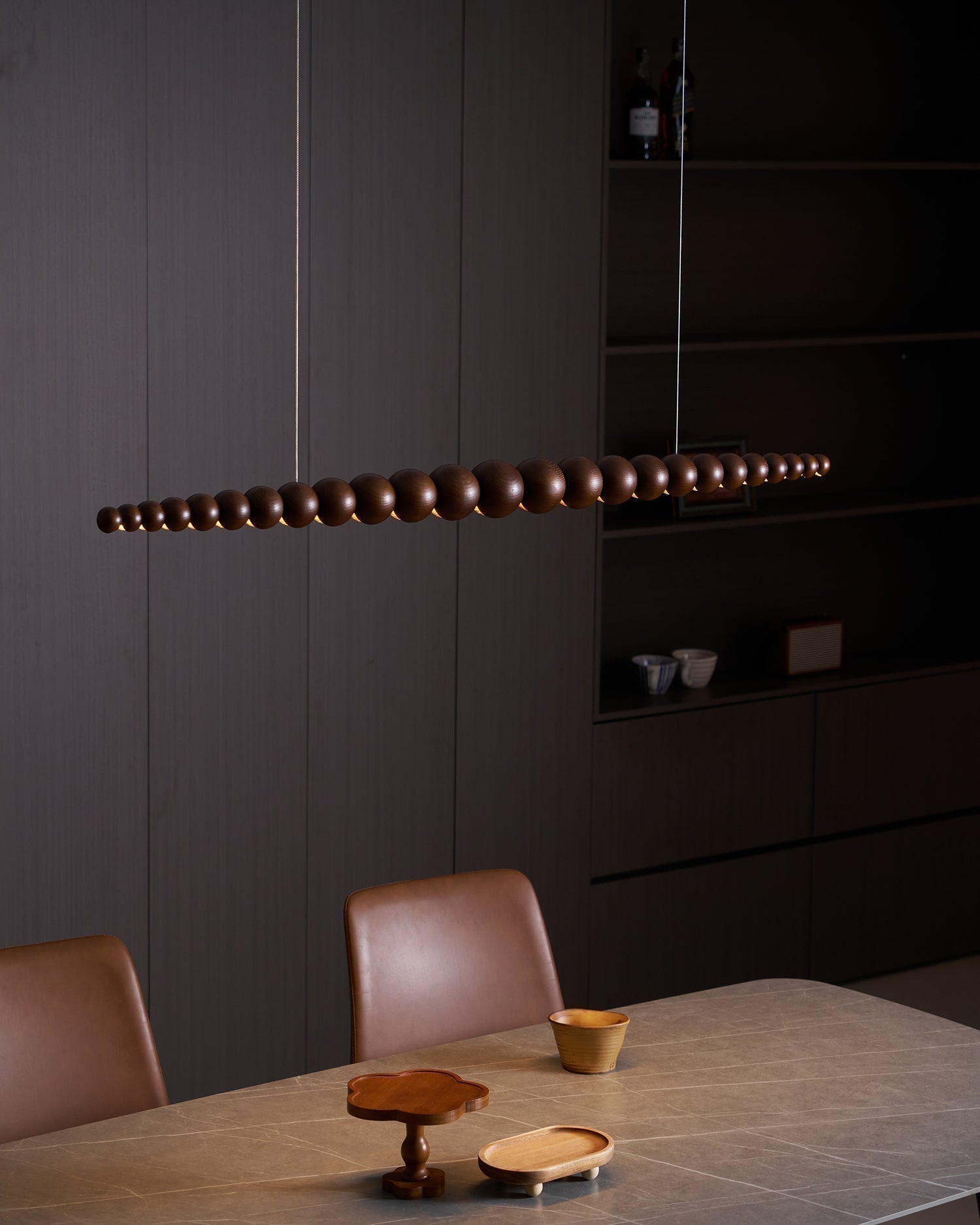 Woodline Orb Pendant Light - Letslighting