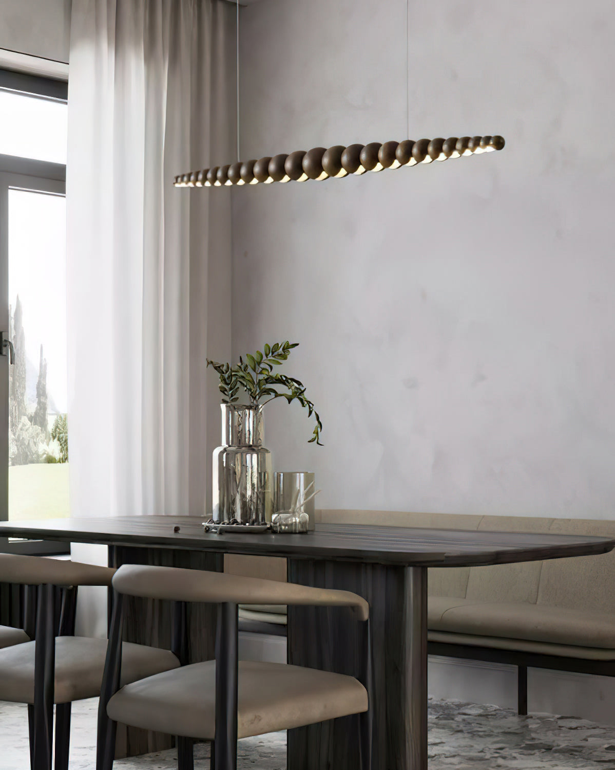 Woodline Orb Pendant Light - Letslighting