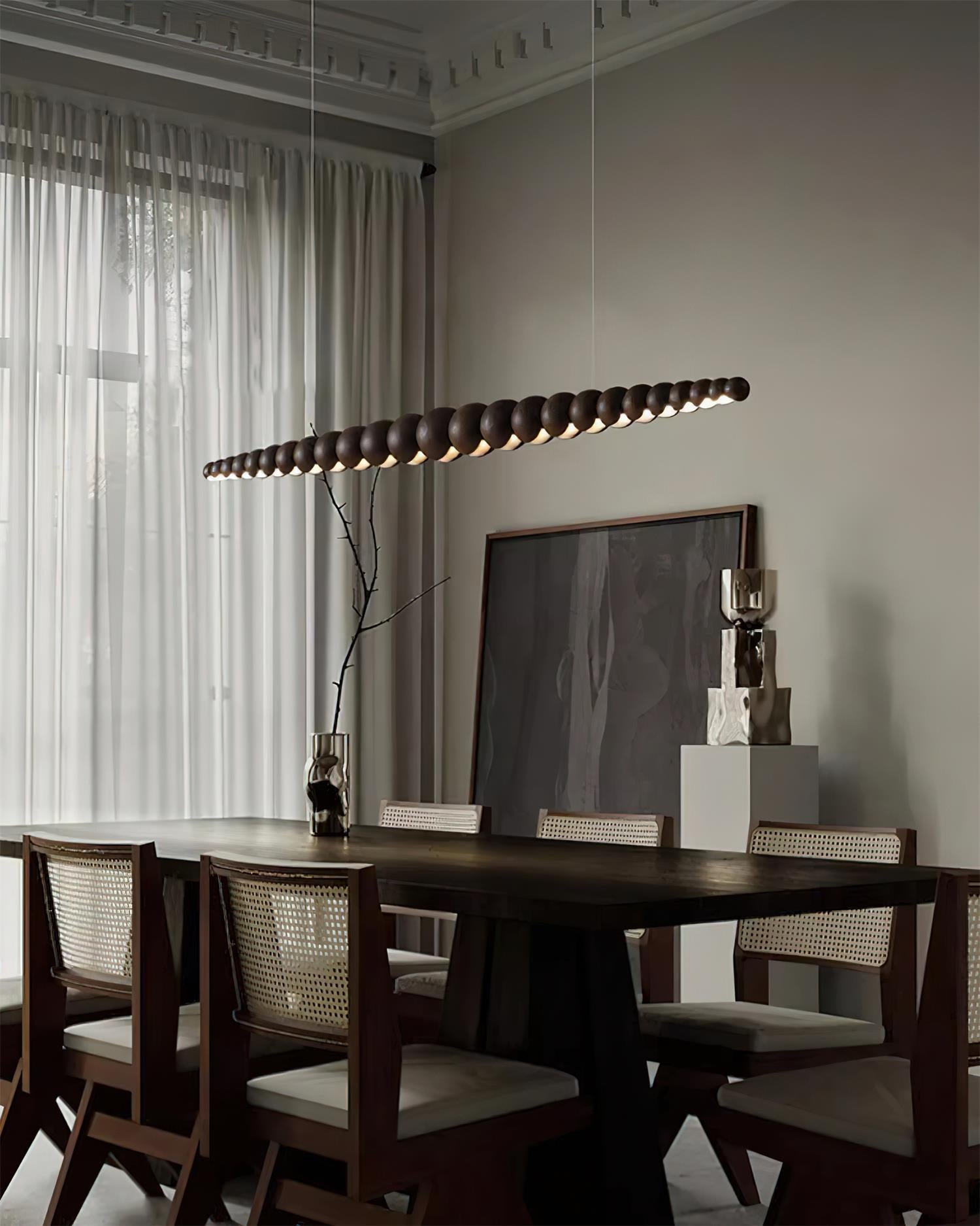 Woodline Orb Pendant Light - Letslighting