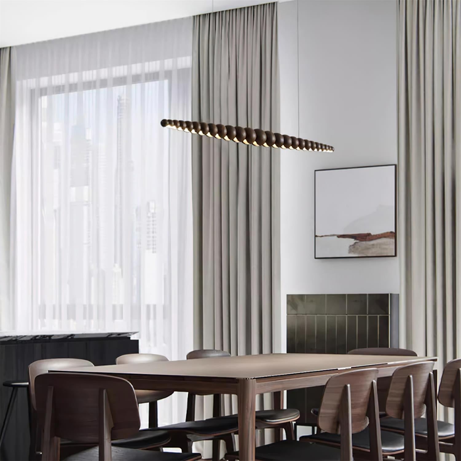 Woodline Orb Pendant Light - Letslighting