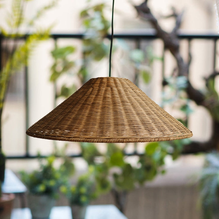 Muto Vintage Hecho a Mano LED Ratán Lámpara Colgante Salón