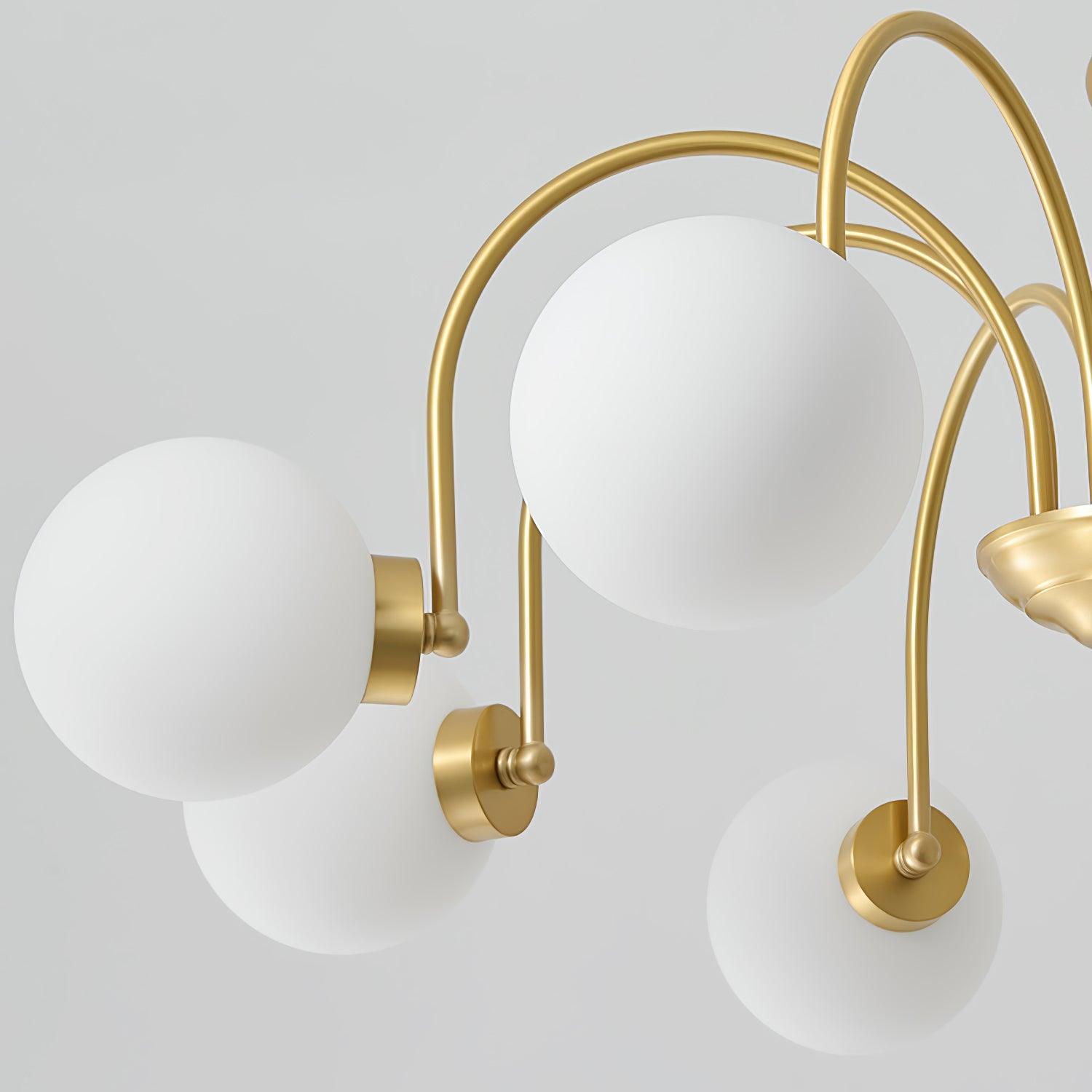 Aurora Luxe Glass Chandelier - Letslighting